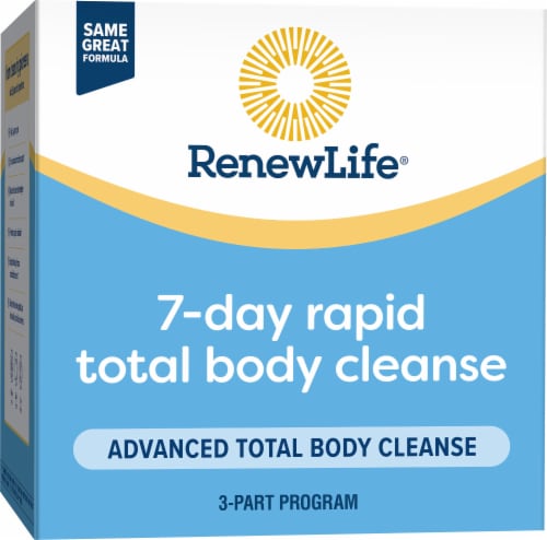 Renew Life 7-Day 3-Part Rapid Total Body Cleanse Perspective: front