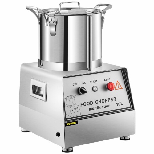 Commercial Food Processor Food Grinder 10L Sus Tomato Chopper Vegetable Dicer Perspective: front