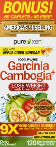 Purely Inspired Garcinia Cambogia Weight Loss Caplets Perspective: front