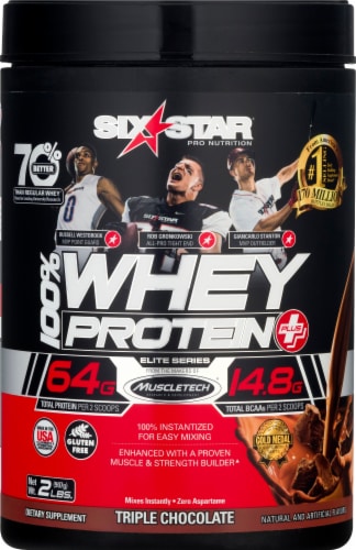 Six Star Triple Chocolate Whey Protein Powder Chocolate 2 Lb Ralphs