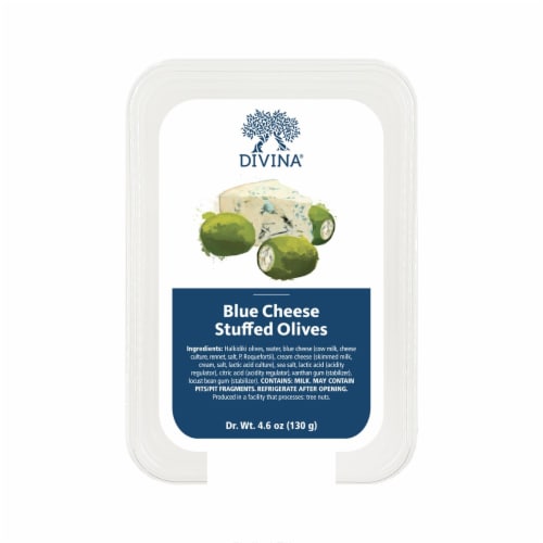 Divina Blue Cheese Stuffed Olives Perspective: front