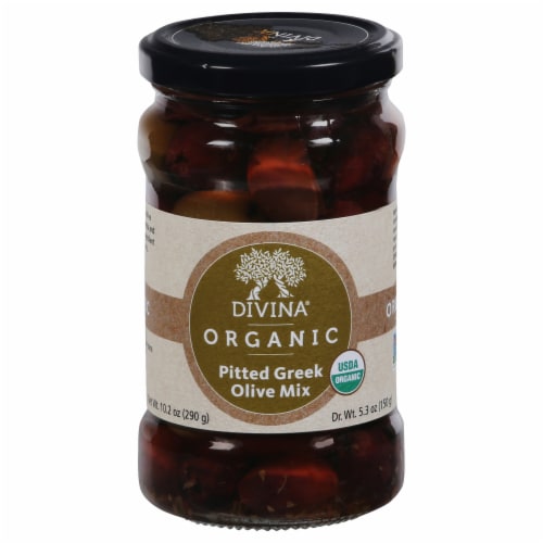 Divina® Organic Greek Pitted Olive Mix Perspective: front