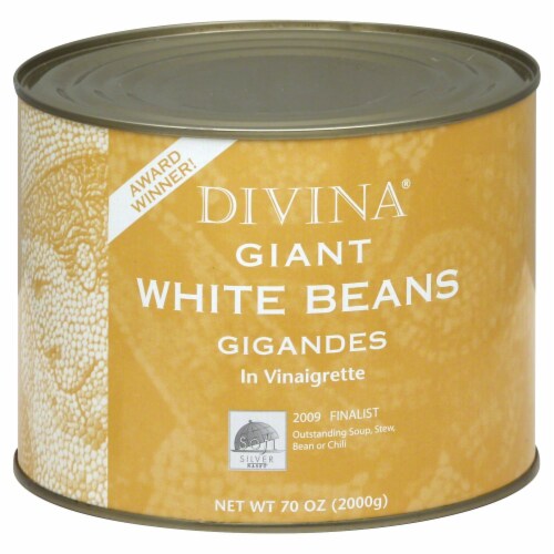 Divina Giant White Beans in Vinaigrette Perspective: front