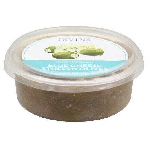 Divina Blue Cheese Stuffed Olives Perspective: front