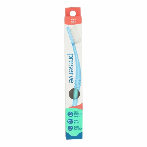 Preserve® Soft Toothbrush With Travel Case Perspective: front
