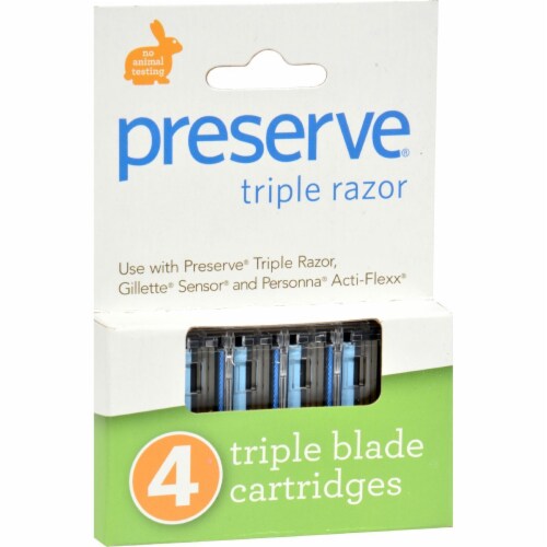 Preserve Triple Razor Blades Perspective: front