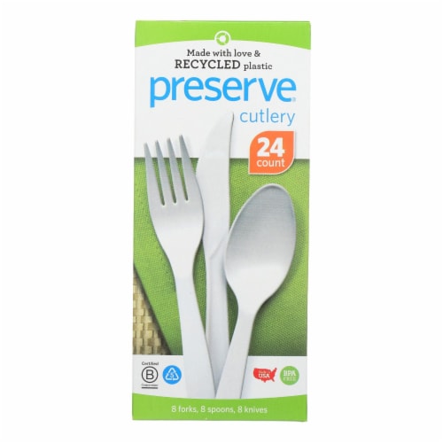 Preserve® Medium Weight Cutlery Mixed Pack Perspective: front