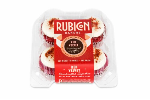 Rubicon Bakers Red Velvet Cupcakes Perspective: front