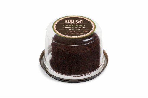 Rubicon Bakers Vegan Chocolate Blackout Layer Cake Perspective: front