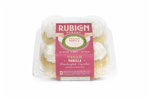Rubicon Bakers Vegan Vanilla Cupcakes Perspective: front