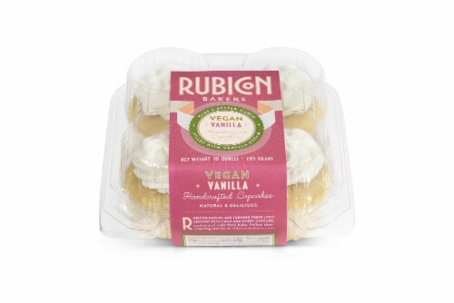 Rubicon Bakers Vegan Vanilla Cupcakes Perspective: front