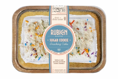 Rubicon Bakers Sugar Cookie Snacking Cake Perspective: front