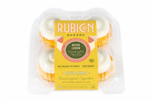 Rubicon Bakers Meyer Lemon Cupcakes Perspective: front