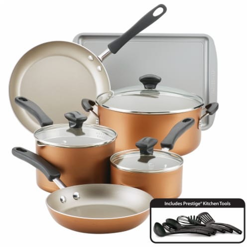 farberware-cookstart-aluminum-diamondmax-nonstick-cookware-set-copper