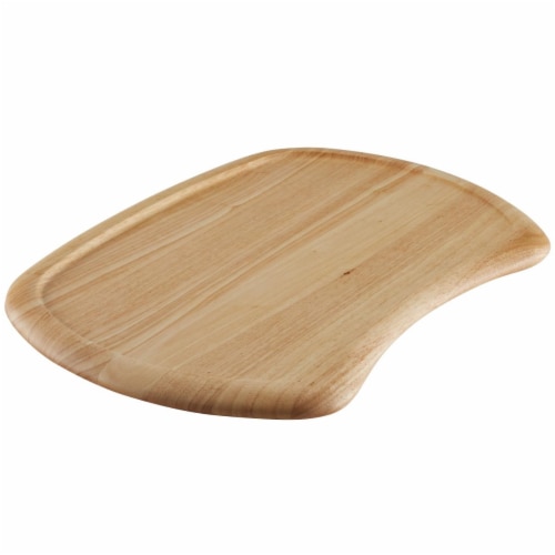 Ayesha Curry 47007 Parawood Cut & Serve Board, 20 x 14 x 1 in. Perspective: front