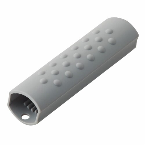 Ayesha Curry 47667 Tools & Gadgets Silicone Handle Sleeve Set, Matte Silver Perspective: front