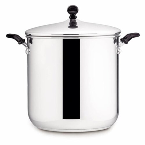 Farberware Classic Series Covered Stockpot - Silver Perspective: front
