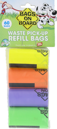 Bags on Board Waste Pick Up Refill Bags Perspective: front