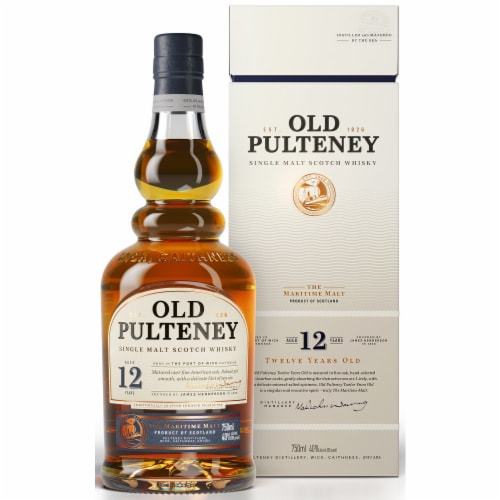 Old Pulteney Single Malt Scotch Perspective: front