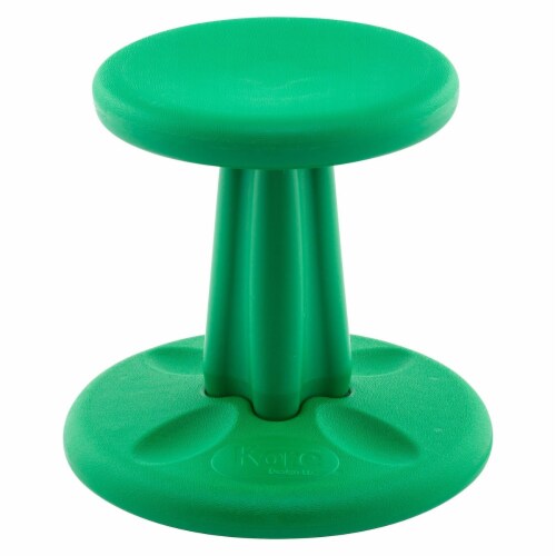 Kore Kids Wobble Chair 12" - Green Perspective: front