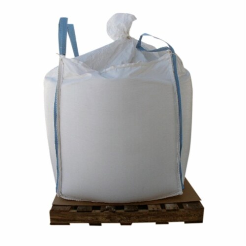 Bare Ground BG-2000CG 2000 lbs Skidded Super Sack of Coated Granular Blend Ice Melt Perspective: front