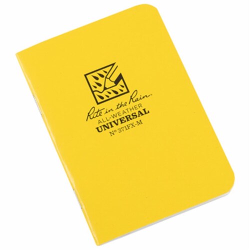 Rite In The Rain All-Weather Mini Notebooks - Yellow Perspective: front