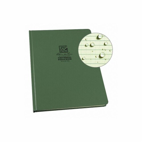 Rite in the Rain Notebook,Fabrikoid,8-1/4  x 11  Size  970F-MX Perspective: front