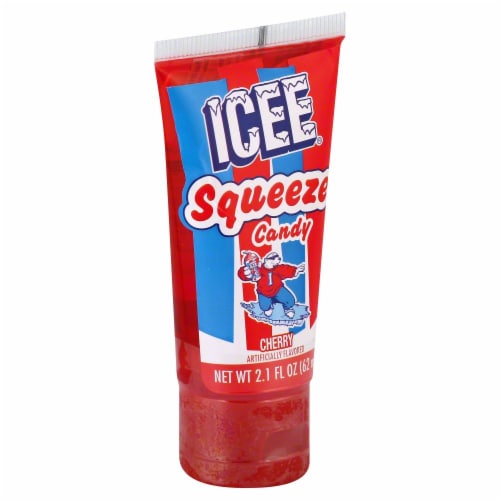 ICEE Squeeze Cherry Candy Perspective: front
