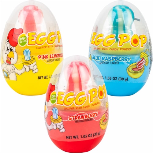 Koko's Egg Pop Dip-N-Lik Candy - Assorted Perspective: front