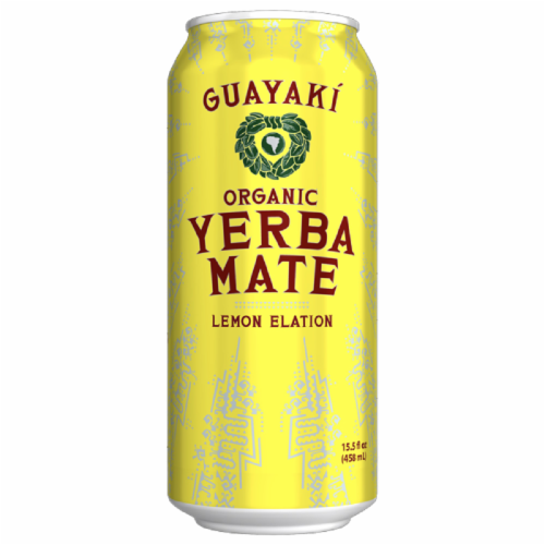 Guayaki Lemon Elation Yerba Mate Perspective: front