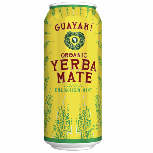 Guayaki Yerba Mate Organic Enlighten Mint Energy Drink, 15.5 fl oz - Jay C  Food Stores