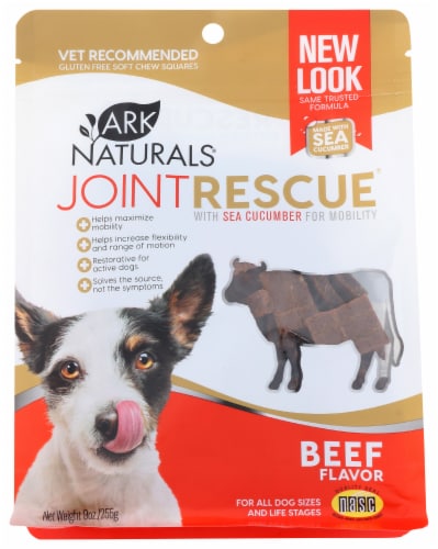 Ark Naturals Sea Mobility Joint Rescue Beef Dog Treats 9 oz