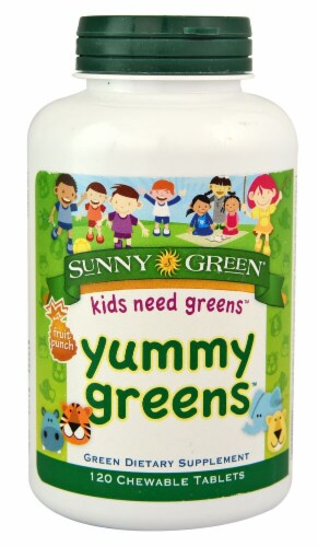 Sunny Green  Yummy Greens™   Fruit Punch Perspective: front