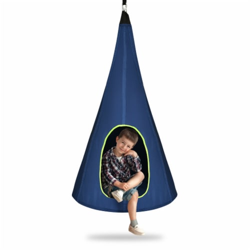 Slickblue 40 Inch Kids Nest Swing Chair Hanging Hammock Seat for Indoor Outdoor 1 Unit Harris Teeter