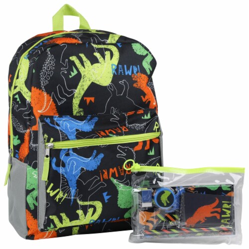 Cuclie Chalkboard Dino Backpack Perspective: front