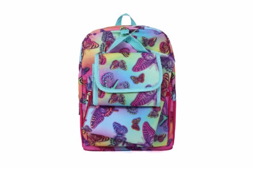 Cudlie Backpack Set - Rainbow Butterfly Perspective: front