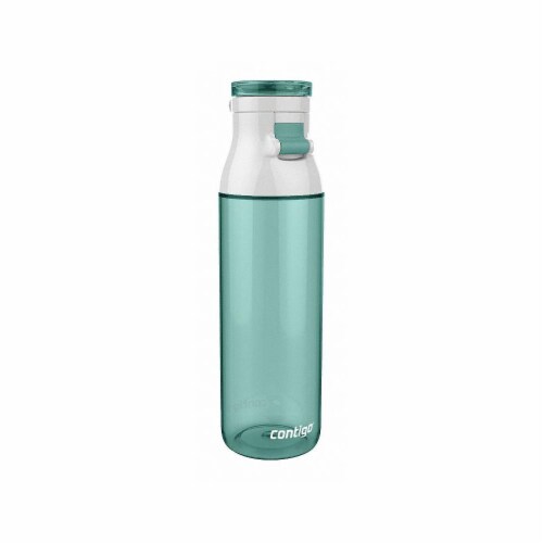 Water Bottles with Flip-Top Lids, 24 oz.Translucent Plastic Water