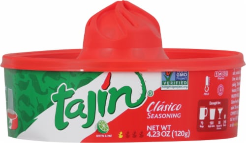 Tajin® Clasico with Lime Seasoning Drink Rimmer Perspective: front
