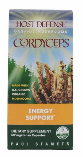 Fungi Perfecti Host Defense® Organic Mushrooms™ CordyCeps Perspective: front