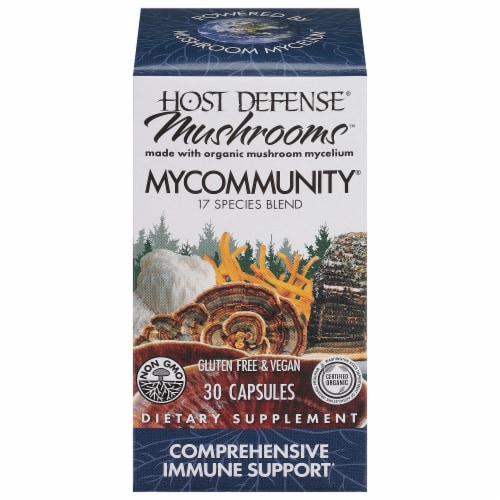 Host Defense Mushrooms My Comprehensive Immune Support Capsules Perspective: front