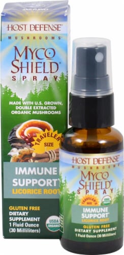Fungi Perfecti  Host Defense® MycoShield® Spray   Licorice Root Perspective: front