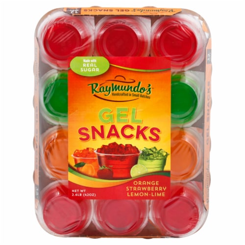 Raymundo's Regular Gel Snacks Variety Pack Perspective: front