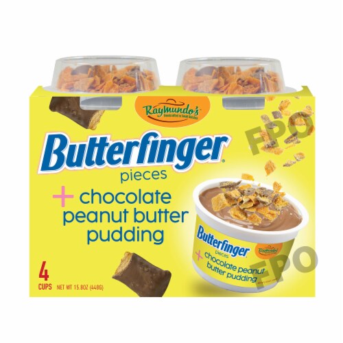 Raymundos™ Butterfinger® Pieces + Chocolate Peanut Butter Pudding Perspective: front