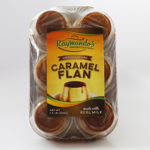 Raymundo's™ Caramel Flan Perspective: front
