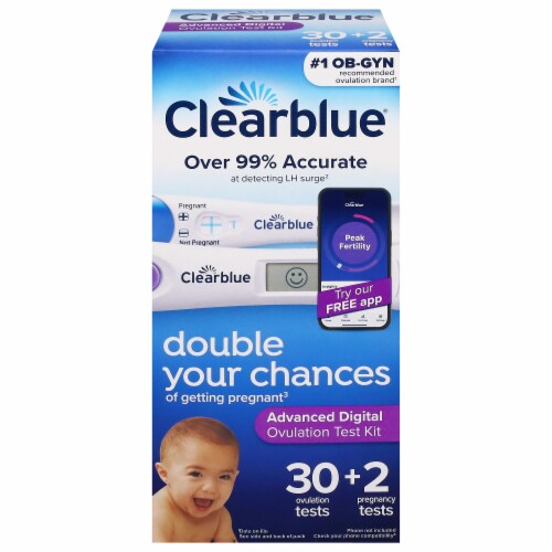 Clearblue Advanced Digital Ovulation Pack Perspective: front