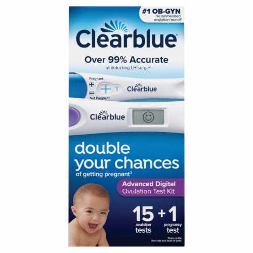 Clearblue® Ovulation Tests Perspective: front