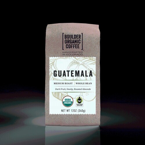 Boulder Organic Coffee® Fair Trade Organic Guatemala Medium Roast Coffee Perspective: front
