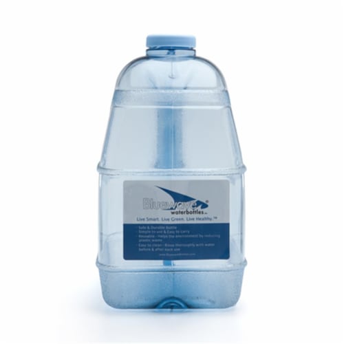 Bluewave Lifestyle BPA Free 1 Gallon Square Water Bottle with 48