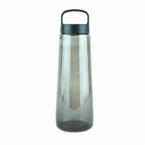 Bluewave Lifestyle Alpha BPA Free Sports Water Bottle, Graphite Grey, 25 oz Perspective: front