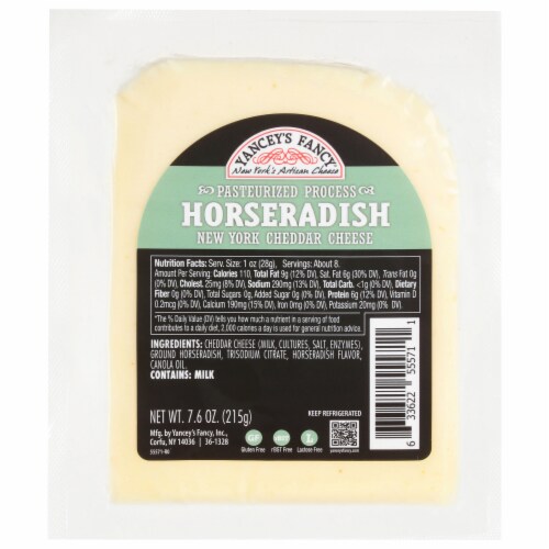 Yancey's Fancy™ Horseradish Cheddar Perspective: front